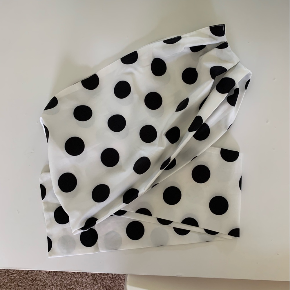 Polkadot halter top with wide leg pants - Picture 5 of 5